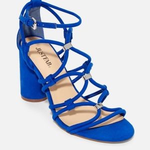 Royal Blue Cage Style Heels BRAND NEW IN BOX!